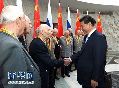 Ветераны России на встрече с главой КНР Си Цзиньпином. - фото 1